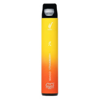 Одноразова Pod система Puff XXL 1600 Mango Strawberry 50 мг 1200 мАг