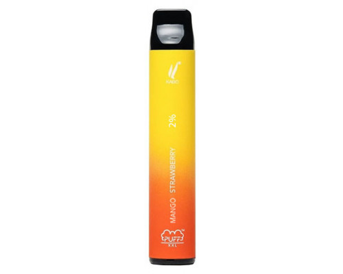 Одноразова Pod система Puff XXL 1600 Mango Strawberry 50 мг 1200 мАг