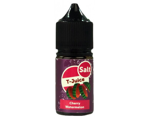 Сольова рідина T-Juice Salt Cherry Watermelon 50 мг 30 мл