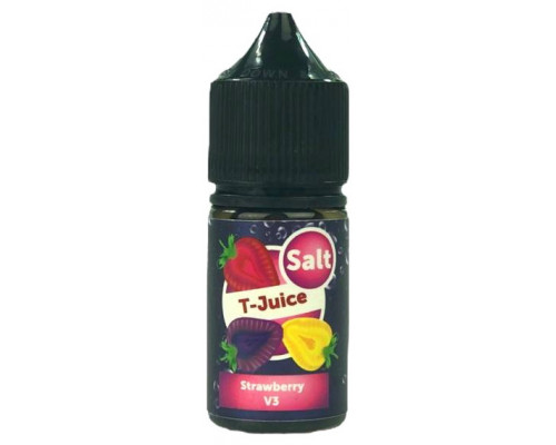 Сольова рідина T-Juice Salt Strawberry V3 50 мг 30 мл