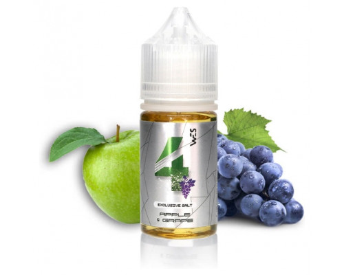 Сольова рідина WES Silver Salt Apple Grape 25 мг 30 мл