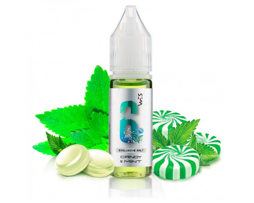 Сольова рідина WES Silver Salt Candy Mint 25 мг 15 мл