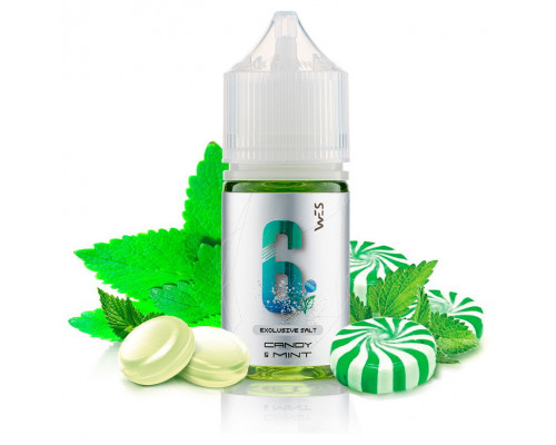 Сольова рідина WES Silver Salt Candy Mint 25 мг 30 мл