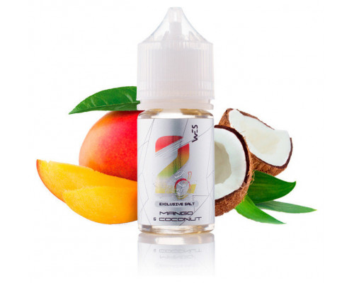 Сольова рідина WES Silver Salt Mango Coconut 25 мг 30 мл