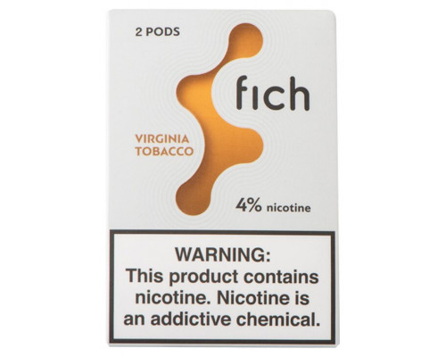 Заправленный картридж Fich Pods Cartridge 40 мг 0.8 мл 2 шт Virginia Tobacco