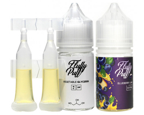 Набір для рідини Fluffy Puff Salt Blueberry Jam 50 мг 30 мл