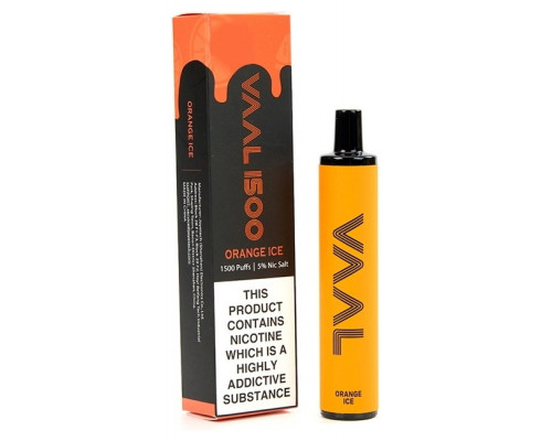 Одноразова Pod система Joyetech VAAL 1500 Orange Ice 50 мг 950 мАг