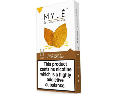Заправленный картридж MYLE Pods Cartridge 50 мг 0.9 мл 4 шт Sweet Tobacco