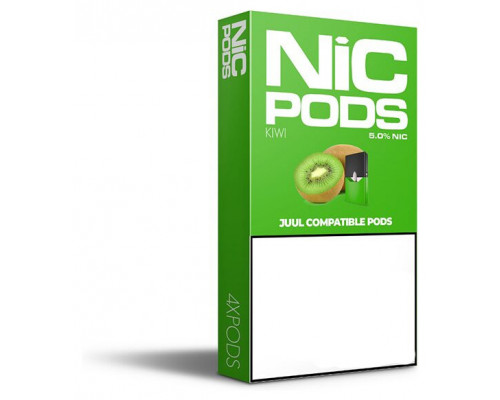 Заправленный картридж Nic Pods Cartridge 50 мг 0.7 мл 4 шт Kiwi