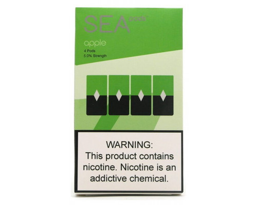 Заправленный картридж SEA Pods Cartridge 50 мг 1 мл 4 шт Apple