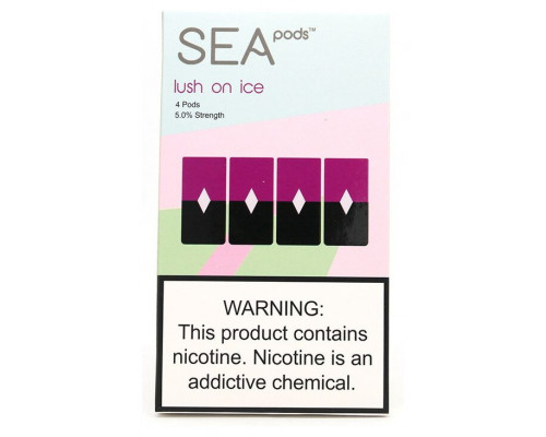 Заправленный картридж SEA Pods Cartridge 50 мг 1 мл 4 шт Lush On Ice