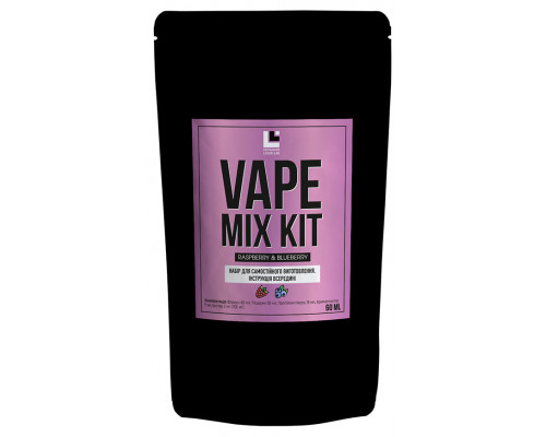 Набір для рідини Vape Mix Kit Raspberry Blueberry 3 мг 60 мл