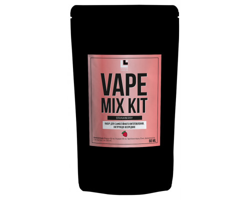 Набір для рідини Vape Mix Kit Strawberry 3 мг 60 мл